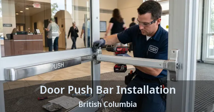 Door Push Bar Installation British Columbia Door Push Bar Installation British Columbia