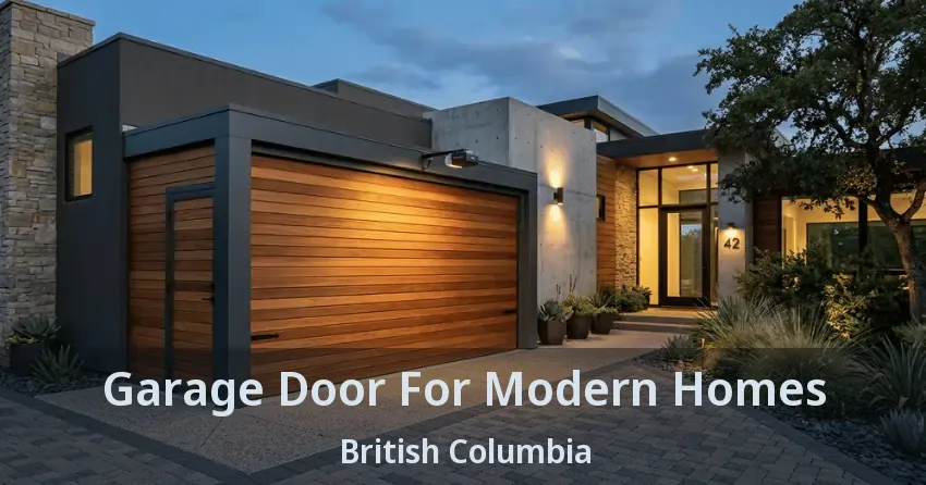 Garage Door For Modern Homes British Columbia Garage Door For Modern Homes British Columbia