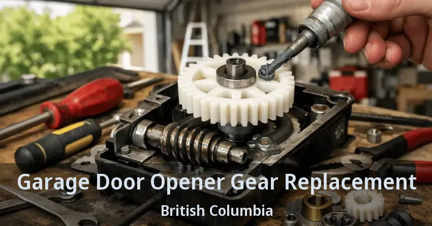 Garage Door Opener Gear Replacement British Columbia