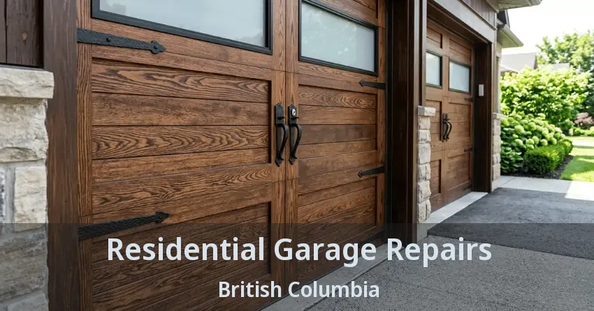 Residential Garage Repairs British Columbia Residential Garage Repairs British Columbia